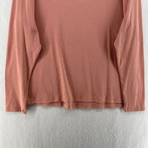Old Navy Sweater Womens 2x Peach Rib Knit Scoop Neck Long Sleeve Pullover - Picture 10 of 11